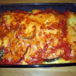 Baked Eggplant With Parmesan Cheese And Wheat Germ