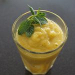 Thick Mango Smoothie With Wheat Germ